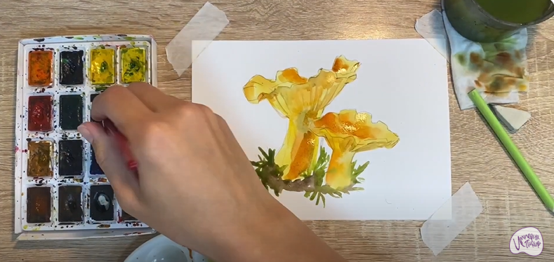 Рисуем Лисички