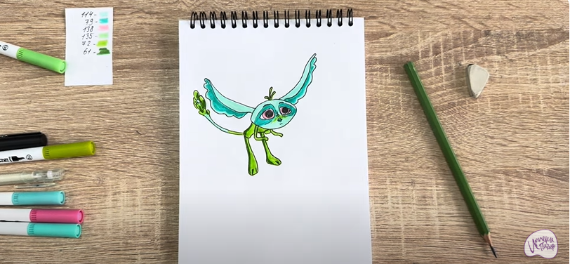 Рисуем Печалька из "Сказочный Патруль"