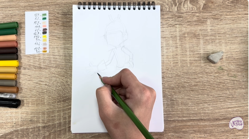 Рисуем Виктор из "герои Энвелла"