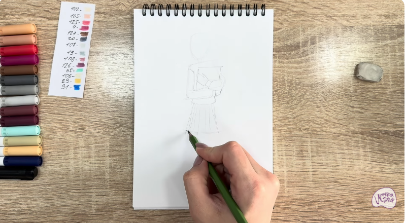 Рисуем Рина Винилион из" Доктор Динозавров"