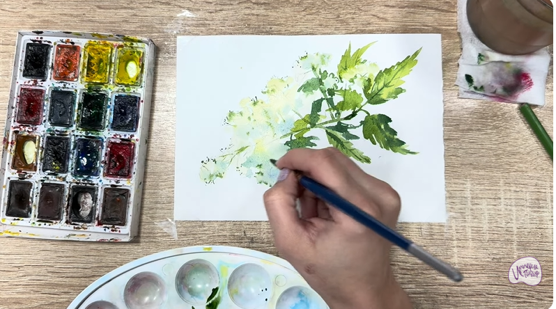 Рисуем Таволга