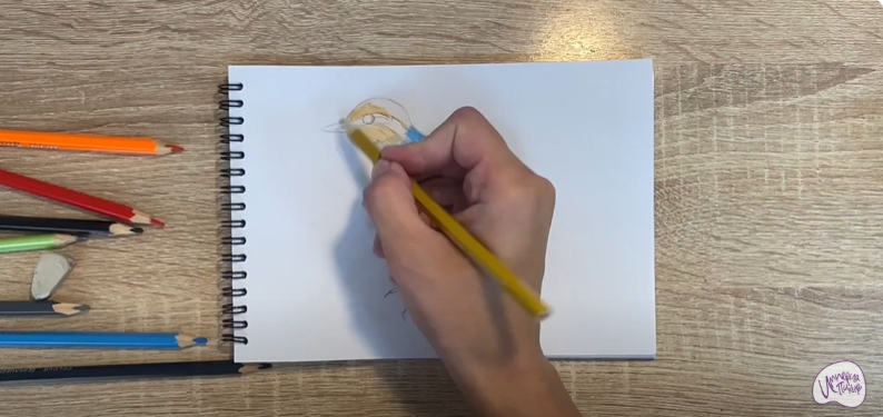 Рисуем Синяя питта