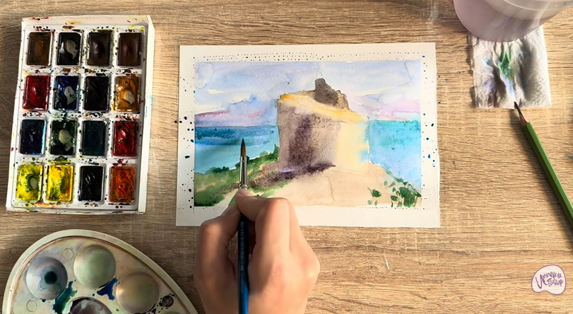 Рисуем Чобан-Кале