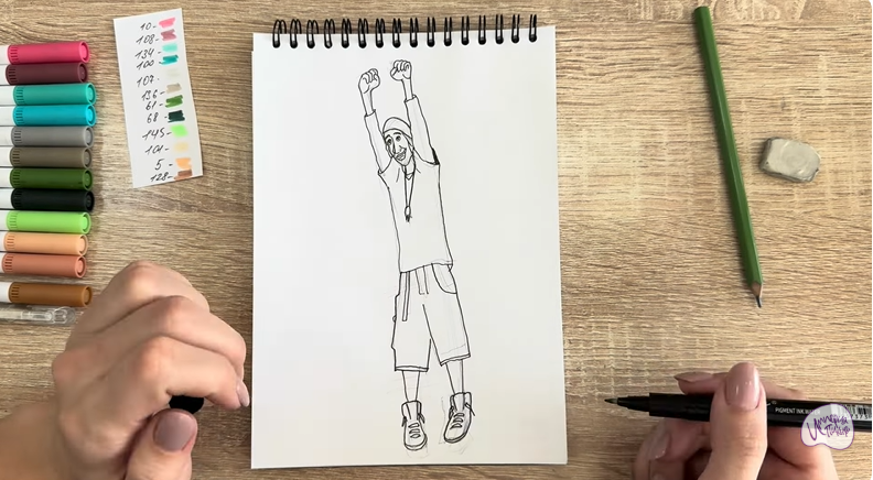 Рисуем Фред из "Город героев"