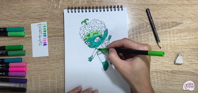 Рисуем Фортуна из "Команда Флоры"