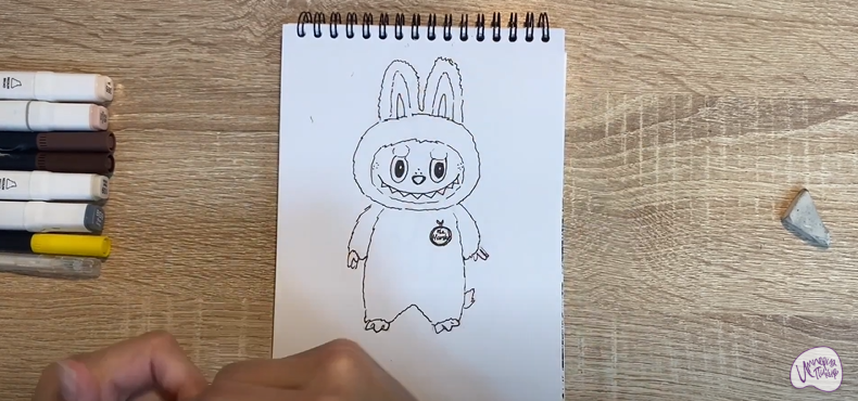 Рисуем Лабубу