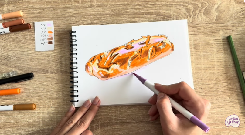 Рисуем Кулебяка