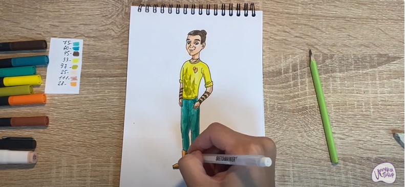 Рисуем Васко из "Царевны"