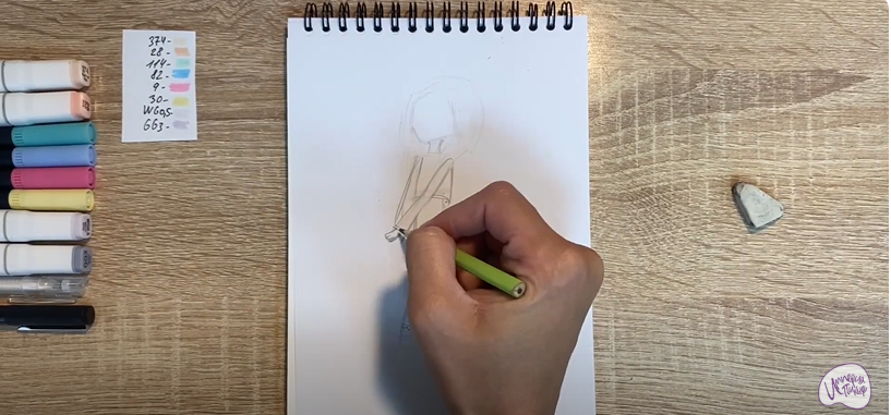 Рисуем Алёнка из "Царевны"