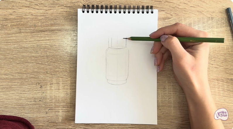 Рисуем Газовый баллон