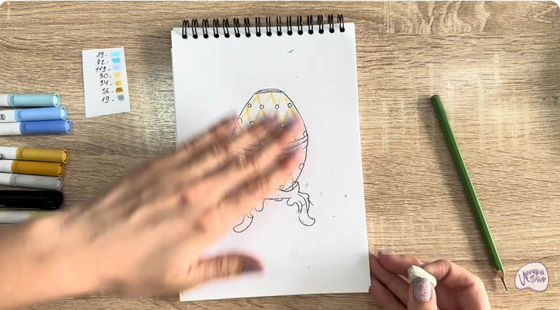 Рисуем Яйцо Фаберже