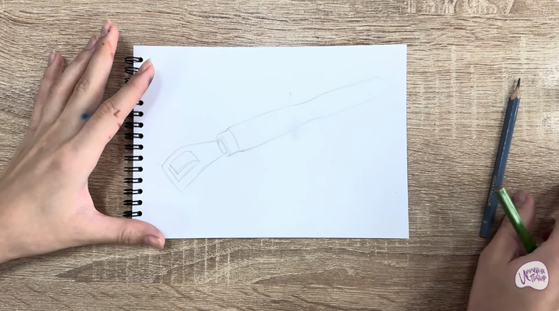 Рисуем Ручка-держатель для сковороды