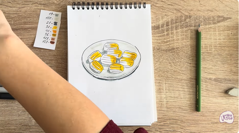 Рисуем Десерт "Тулумба"