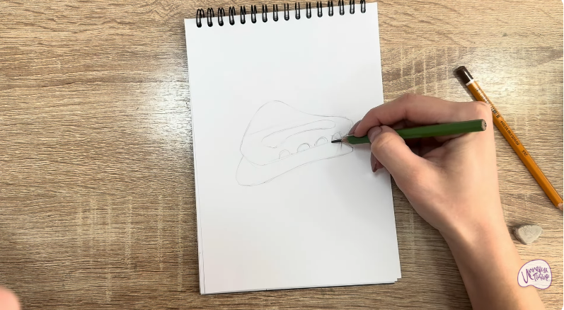 Рисуем Заколка-краб