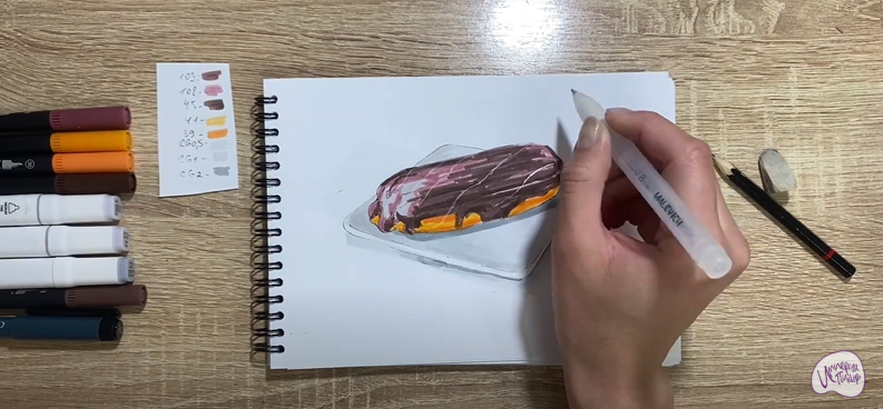 Рисуем Эклер