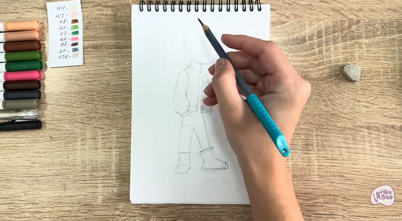 Рисуем Вик из "Побег из будущего"