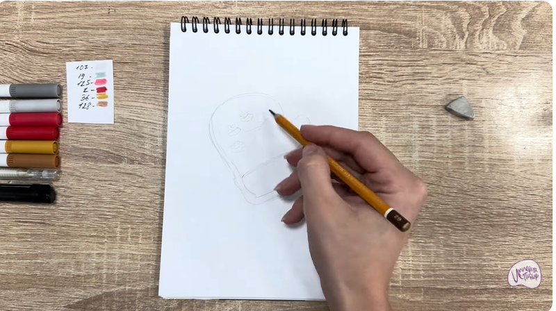 Рисуем Имбирный пряник