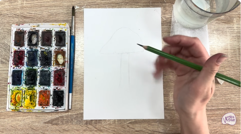 Рисуем Колпак кольчатый