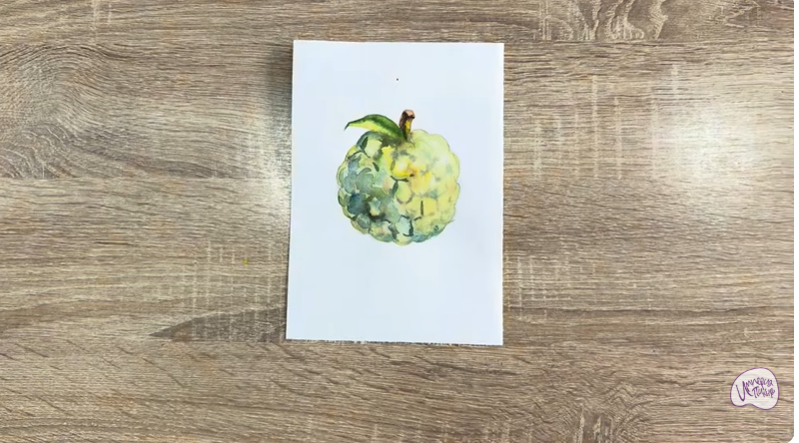 Рисуем Сахарное яблоко