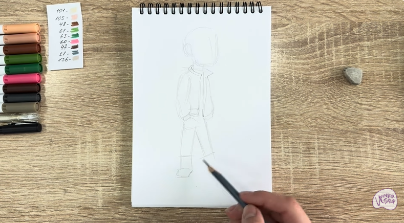 Рисуем Вик из "Побег из будущего"