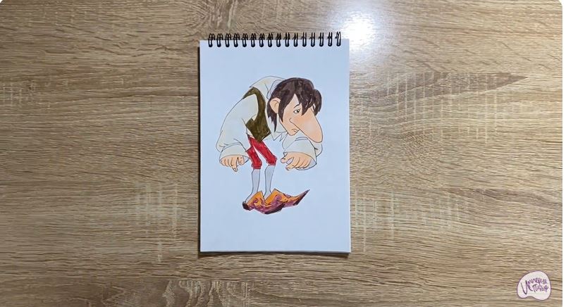 Рисуем Карлик Нос