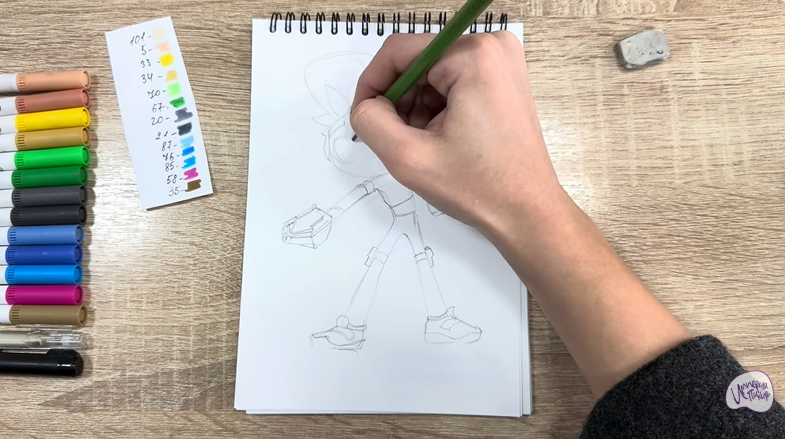 Рисуем Тимми из "Живой гараж"