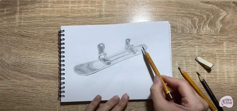 Рисуем Сноуборд