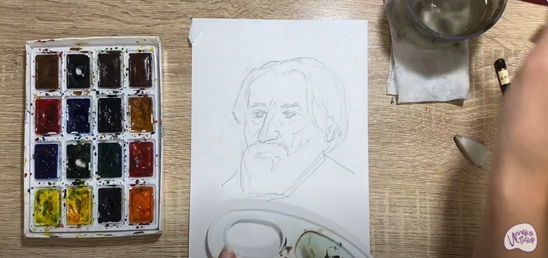 Рисуем Иван Сергеевич Тургенев