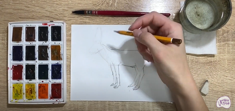 Рисуем Сайгак