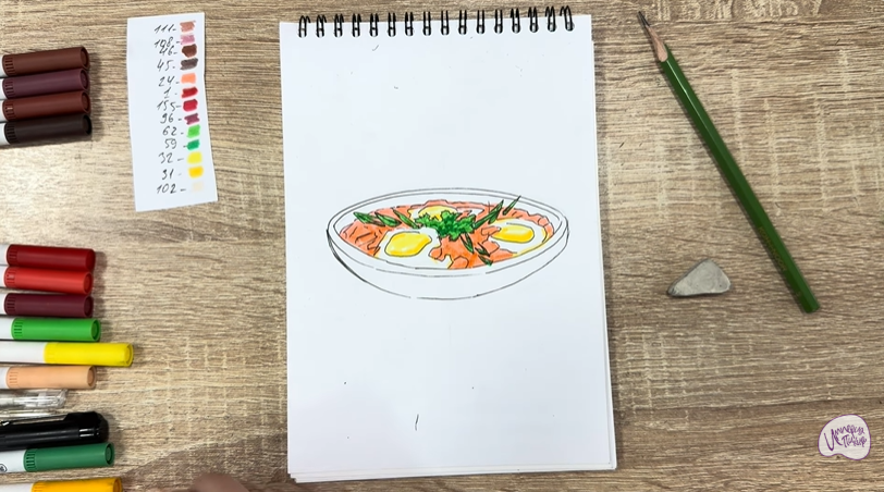Рисуем Шакшука