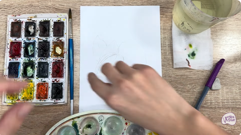 Рисуем Миндаль