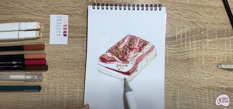 Рисуем Солёное сало