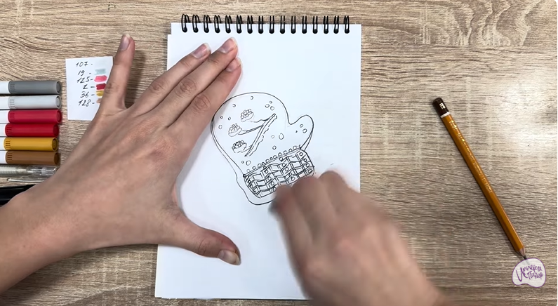 Рисуем Имбирный пряник