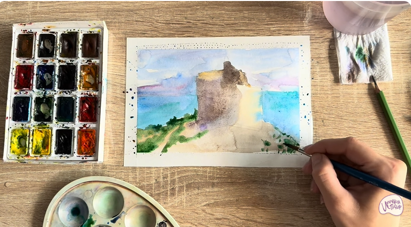 Рисуем Чобан-Кале