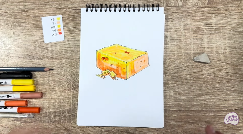Рисуем Чеддер