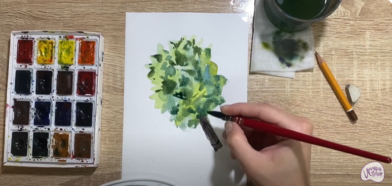 Рисуем Веник банный