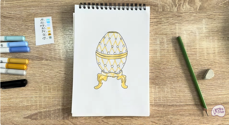 Рисуем Яйцо Фаберже