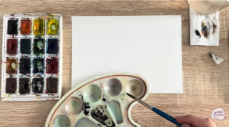 Рисуем Лунный камень