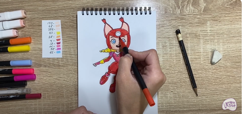 Рисуем Глория из "Геройчики"