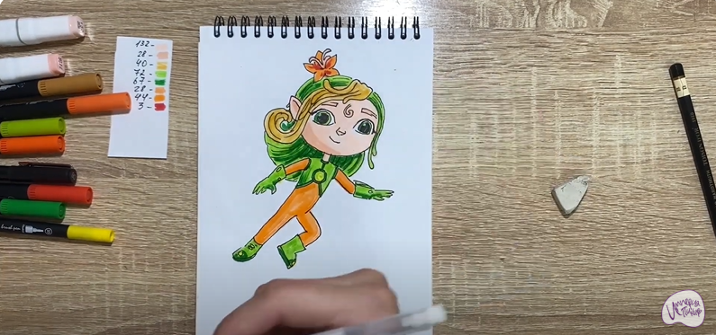 Рисуем Лия из "Команда Флоры"
