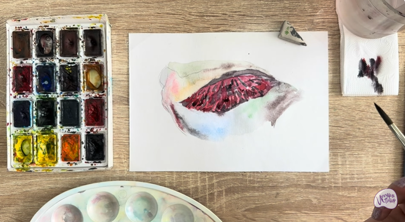 Рисуем Жабры рыбы