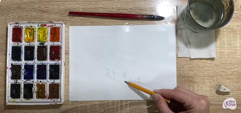 Рисуем Плёс