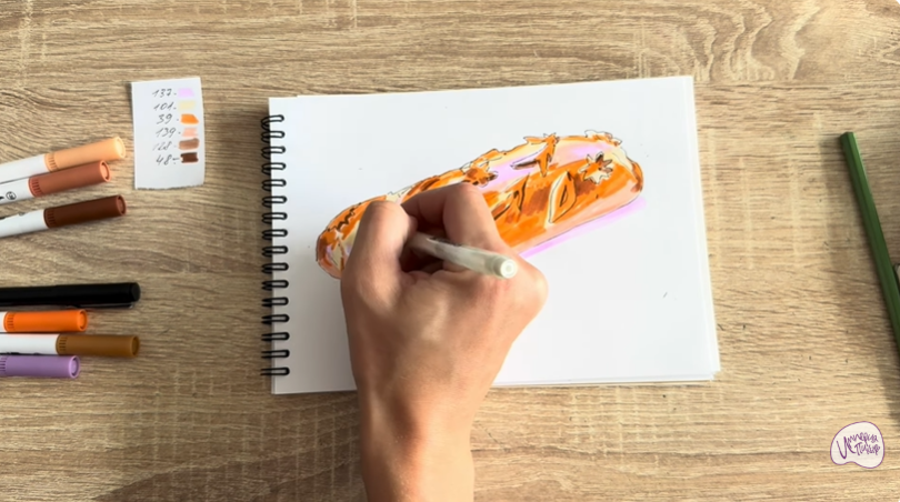 Рисуем Кулебяка