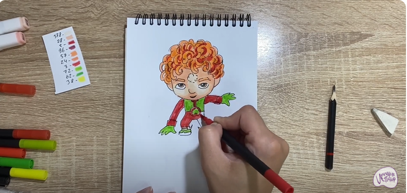 Рисуем Скаут из "Команда Флоры"