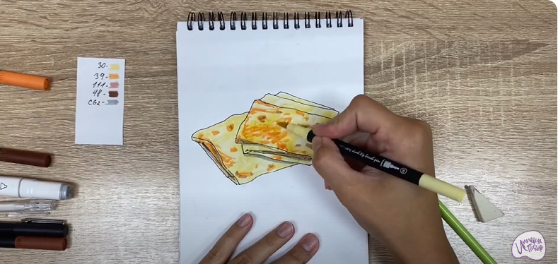 Рисуем Лаваш