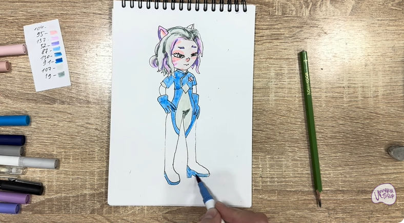 Рисуем Глэйсер из "Джи-Джи Бонд"