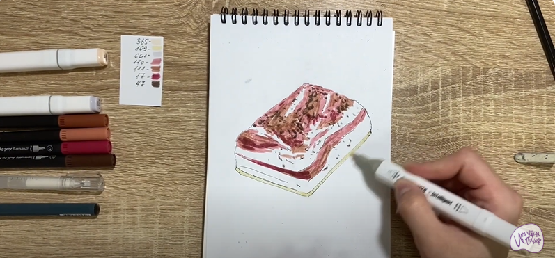 Рисуем Солёное сало