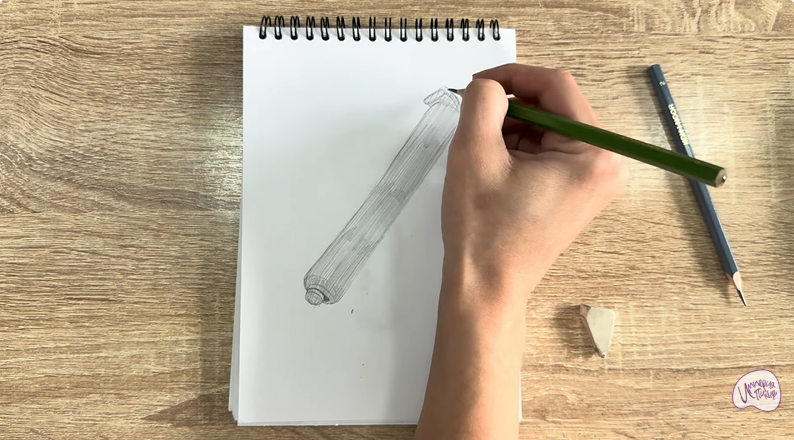 Рисуем Коклюшки для завивки