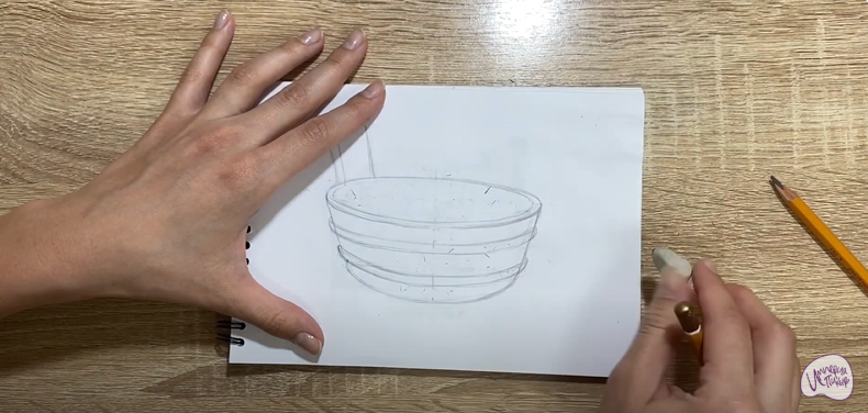 Рисуем Таз для бани