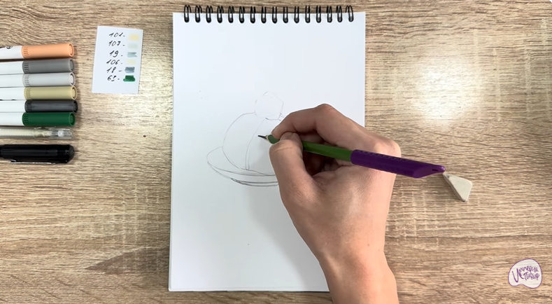 Рисуем Сыр Буратта